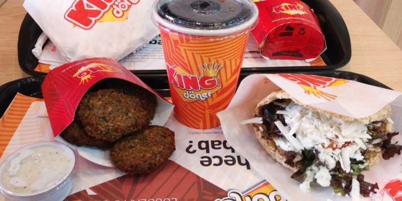 Combo kebab vegetariano e falafel