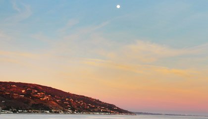 Por do sol em Malibu - Capa