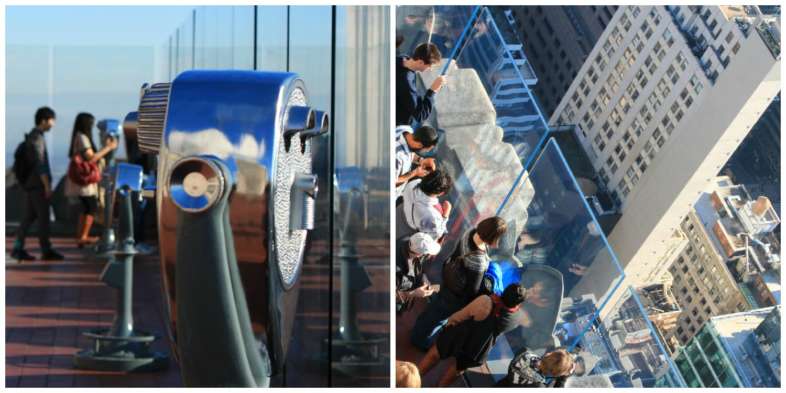 decks de observação do Top of the Rock decks de observação do Top of the Rock