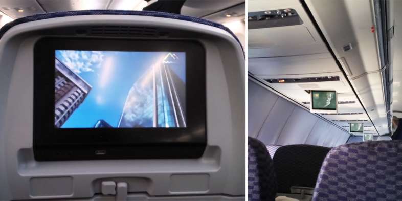 Diferentes telas da Copa Airlines