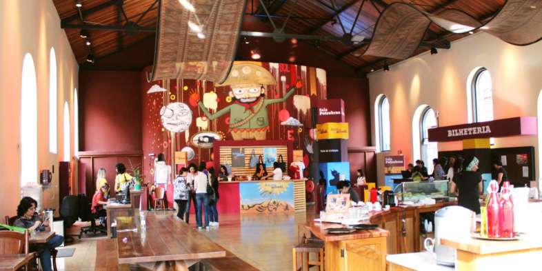 Anima Mundi 2015 - Bilheteria, loja e sala Petrobrás na Cinemateca Brasileira