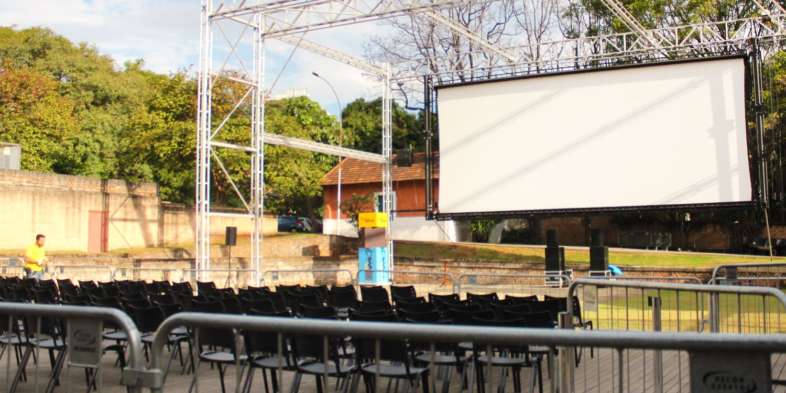 Anima Mundi 2015 - Local de exibição das sessões ao ar livre na Cinemateca Brasileira