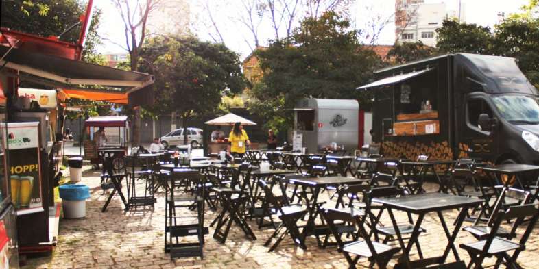 Anima Mundi 2015 - Praça de alimentação na Cinemateca Brasileira