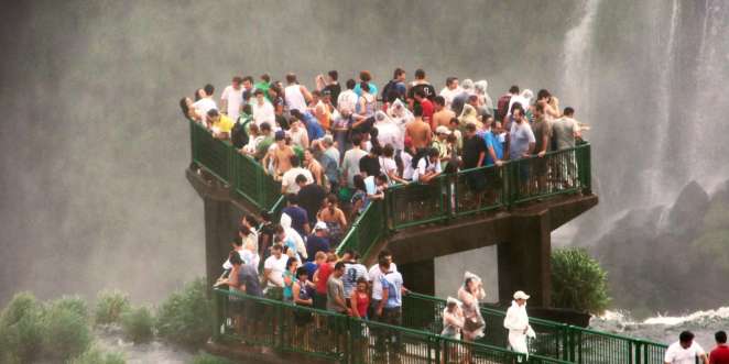 Foz do Iguaçu - Um dos pontos de observação das cataratas