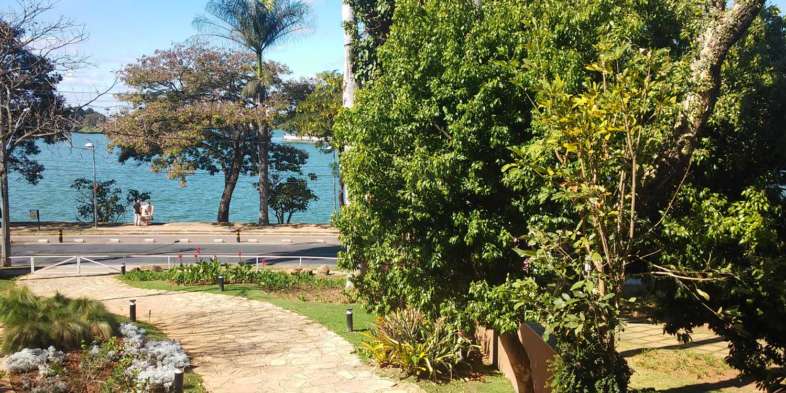 Vista do mezanino da Casa Kubitschek