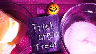 Receita de Halloween de biscoitos amanteigados - Capa