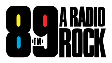 Clássico logotipo da 89 FM, a Rádio Rock