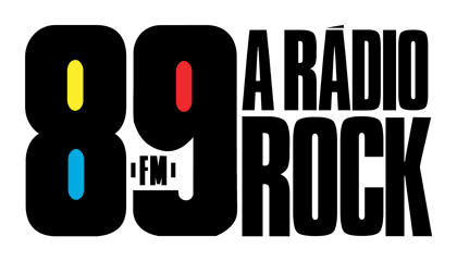 Clássico logotipo da 89 FM, a Rádio Rock