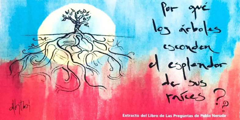 Postal de Pablo Neruda