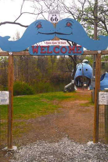 A grande baleia azul de Catoosa em Oklahoma - Pinterest