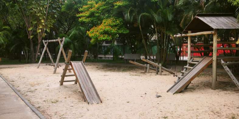 O Memorial da América Latina tem até parquinho e espaço para ginástica