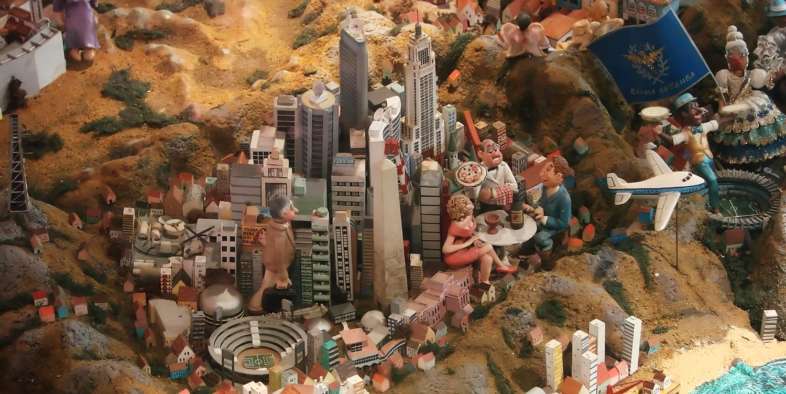 São Paulo na maquete de Gepp e Maia no Memorial da América Latina São Paulo na maquete de Gepp e Maia no Memorial da América Latina