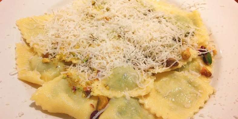 Uma das massas que pedimos no Eataly de Chicago Uma das massas que pedimos no Eataly de Chicago