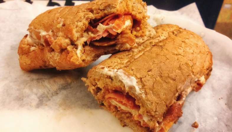 Uma das opções do Potbelly Sandwich Shop: o Italian Uma das opções do Potbelly Sandwich Shop: o Italian