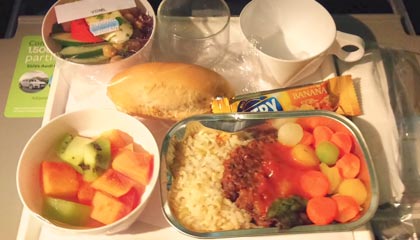 Jantar vegetariano da Aeromexico no voo entre Guarulhos e Orlando - Capa