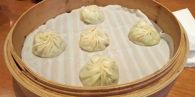 Bolinhos no Din Tai Fung Bolinhos no Din Tai Fung