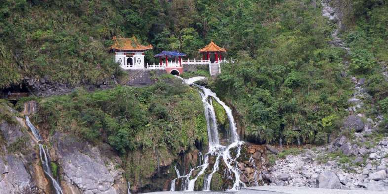Cachoeiras no Taroko National Park