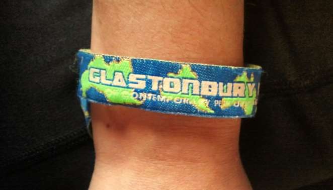 Pulseira do Glastonbury 2013 Pulseira do Glastonbury 2013