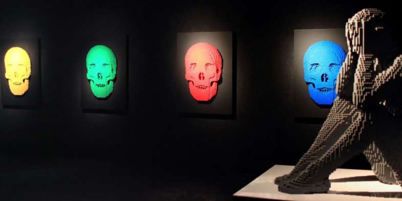 A exposição The Art of the Brick, inédita no Brasil, permanecerá na Oca até 30 de outubro