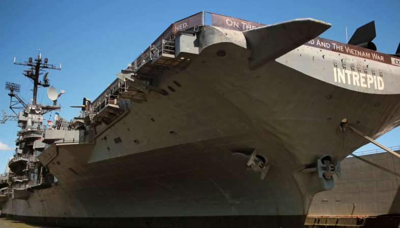 U.S.S. Intrepid, o porta-aviões que virou museu, o Intrepid Museum em Nova York