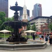 Fonte no Boston Public Garden
