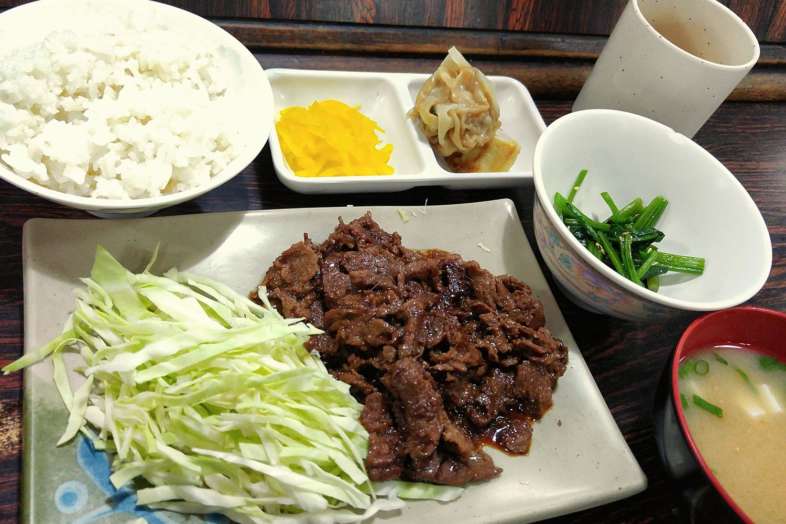 Teishoku yakitori do Yakitori Mizusaka, uma refeição completa!