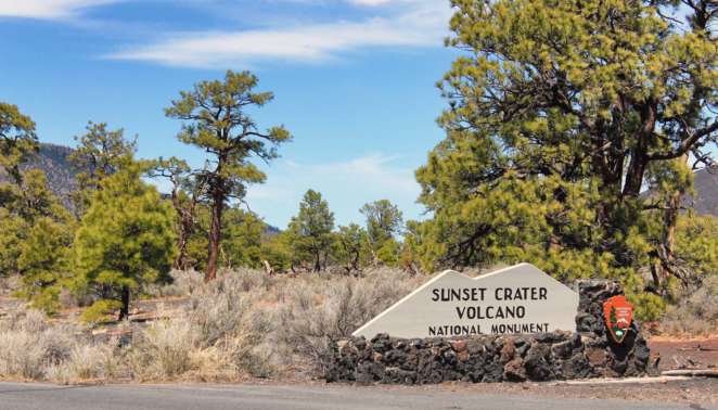 Além de próximo de Flagstaff, o Sunset Crater National Monument fica bem próximo ao Wupatki National Monument