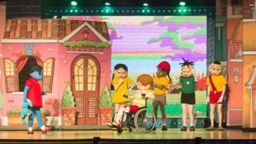 As apresentações de teatro da Turma ocorrem todos os dias no Parque da Mônica