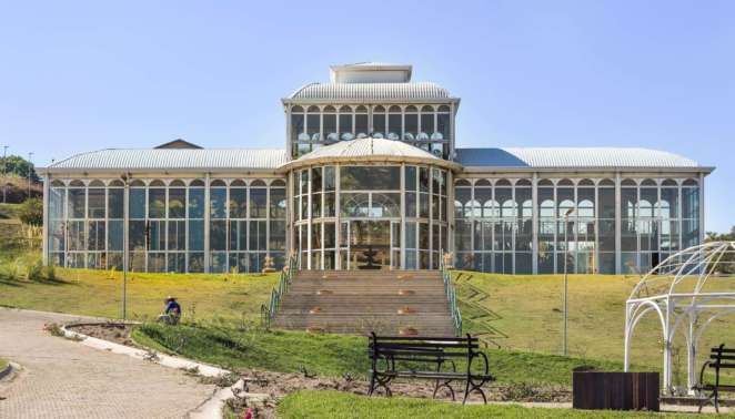 O que fazer em Sorocaba - Jardim Botânico de Sorocaba O que fazer em Sorocaba: Edifício principal do Jardim Botânico de Sorocaba