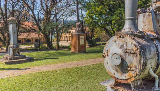 Início do passeio pela Fazenda Ipanema, berço da metalurgia no Brasil Início do passeio pela Fazenda Ipanema, berço da metalurgia no Brasil
