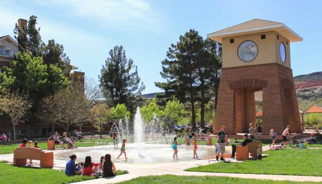 Roteiro de viagem pelos Estados Unidos: St. George Splash Pad em St. George, Utah Roteiro de viagem pelos Estados Unidos: St. George Splash Pad em St. George, Utah