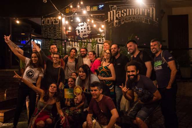 A Masmorra Cervejaria serve rótulos exclusivos no país, além de ótimas tortas A Masmorra Cervejaria serve rótulos exclusivos no país, além de ótimas tortas