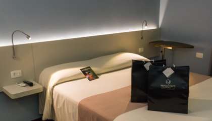 Quarto e cama impecáveis do Ibis Styles Curitiba