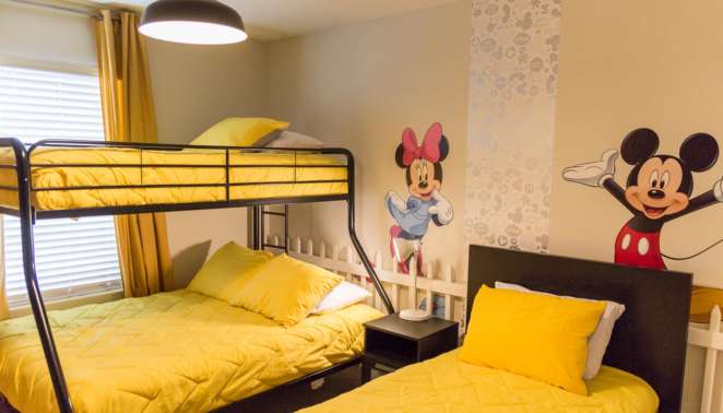 iHomeResort - Aluguel de casas em Orlando - Outro dos quartos infantis da casa em que ficamos