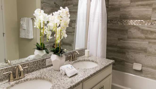 iHomeResort - Aluguel de casas em Orlando - Um dos três banheiros da casa em que ficamos
