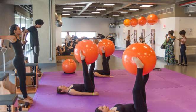 SESC Avenida Paulista - As salas de ginástica e Pilates estão lindas e cheias de equipamentos SESC Avenida Paulista - As salas de ginástica e Pilates estão lindas e cheias de equipamentos