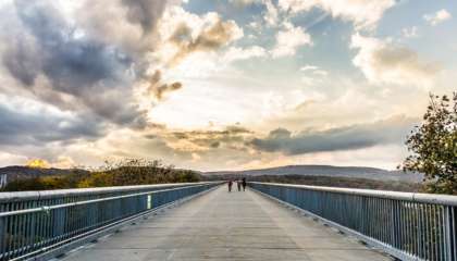 Passeios pelos arredores de Nova York - Hudson Historic State Park: parque em Highland, NY, que inclui uma enorme ponte que liga as duas margens do rio Hudson