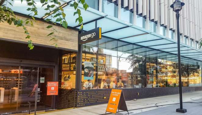 Amazon Go: fachada de uma das lojas autônomas da Amazon em Seattle