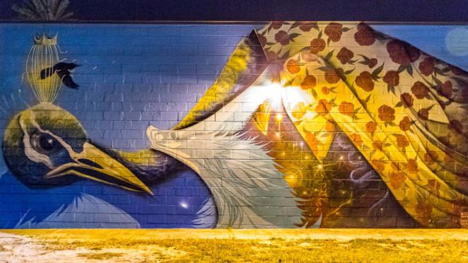 St. Pete, Flórida, EUA - Arte de rua a céu aberto - Miss Harriet, de Yis Noségo Goodwin