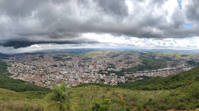 Vista do Mirante do Cristo em Poços de Caldas