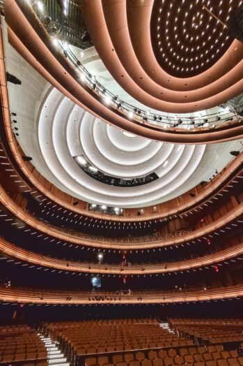 Os auditórios do Dr. Phillips Center no centro de Orlando são lindos