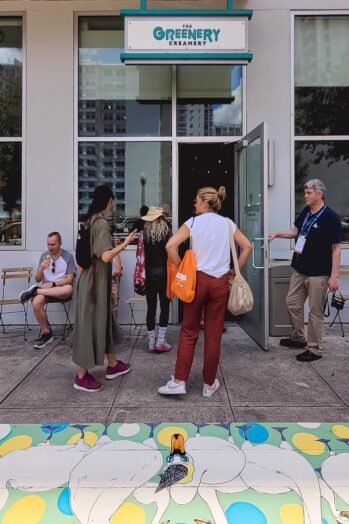 The Greenery Creamery - Sorveteria em Downtown Orlando com diversas combinações inusitadas e opções veganas