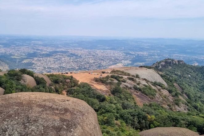 O que fazer em Atibaia - Pedra Grande vista da Pedra Rachada