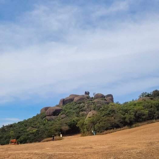 O que fazer em Atibaia - Pedra Rachada vista da Pedra Grande