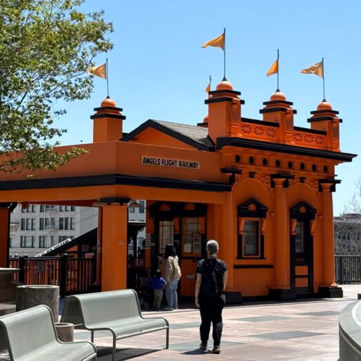 Angel's Flight, funicular centenário no centro de Los Angeles